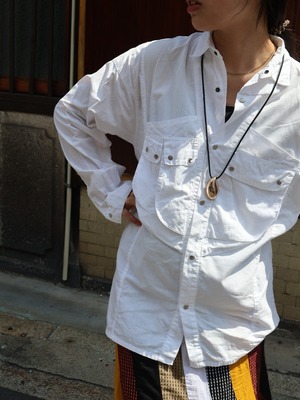 big pocket design shirt【1056】