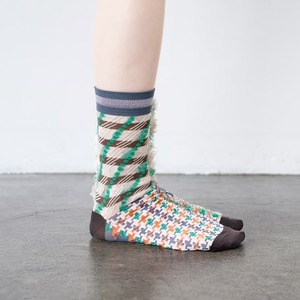 COQ /  【23-25cm】lesser tail socks  CT-24-1-IW5M