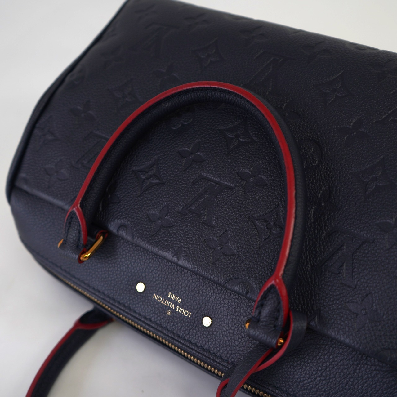 LOUIS VUITTON ルイヴィトン モノグラム アンプラント スピーディ バンドリエール 25 ハンドバッグ 2way M43501 ネイビー