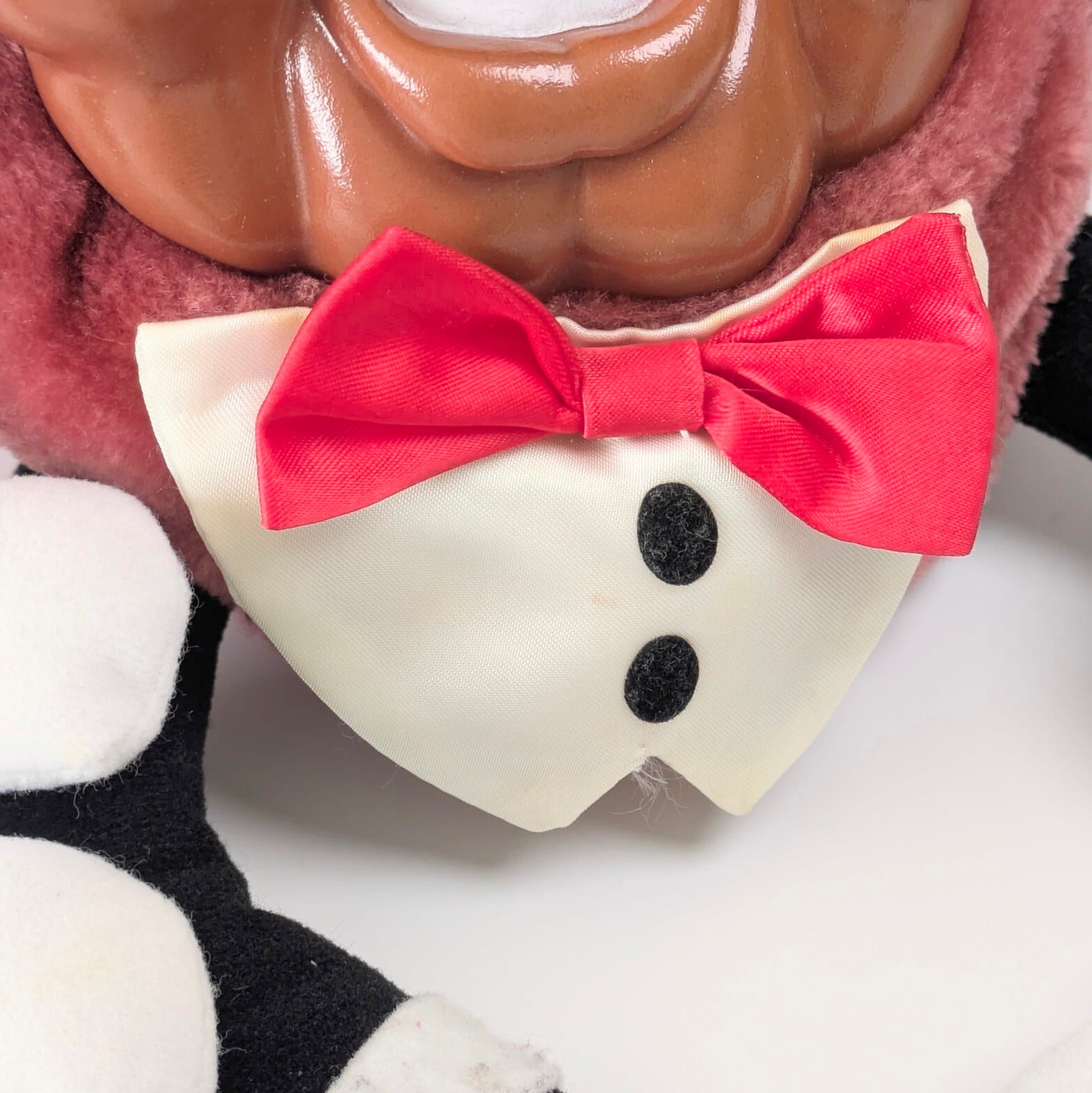 ☆ VINTAGE 80' ☆ 【 California Raisins（カリフォルニアレーズン） 】 『 蝶ネクタイレーズン / knockoff 』plush toy / ぬいぐるみ / ビンテージトイ 〚アメリカン雑貨 アメトイ〛