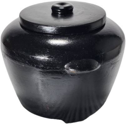 ダルマ火消 中 （三河焼・陶器・七輪・コンロ・燃焼器具・火消し壺