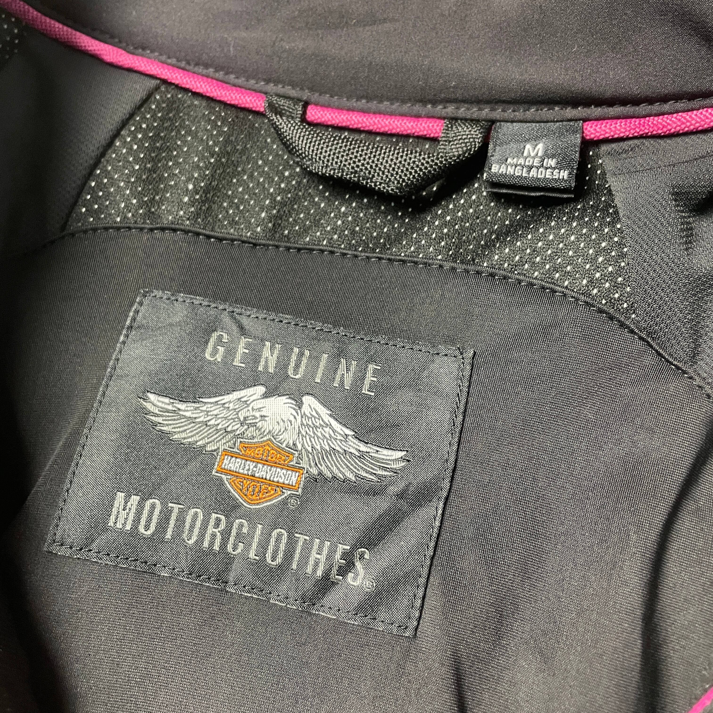 Harley-Davidson ハーレーダビッドソン レーシングジャケット ロゴ刺繍