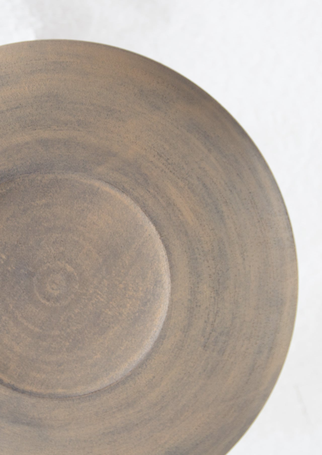 白漆丸皿 8寸（24㎝） 富井貴志作 2510_33 | web-shop MITATE