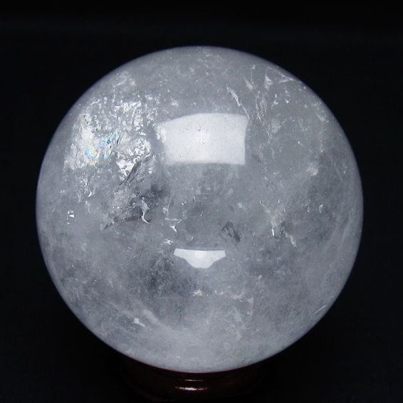 水晶 丸玉 65mm スフィア 置物 水晶玉 一点物 151-8856