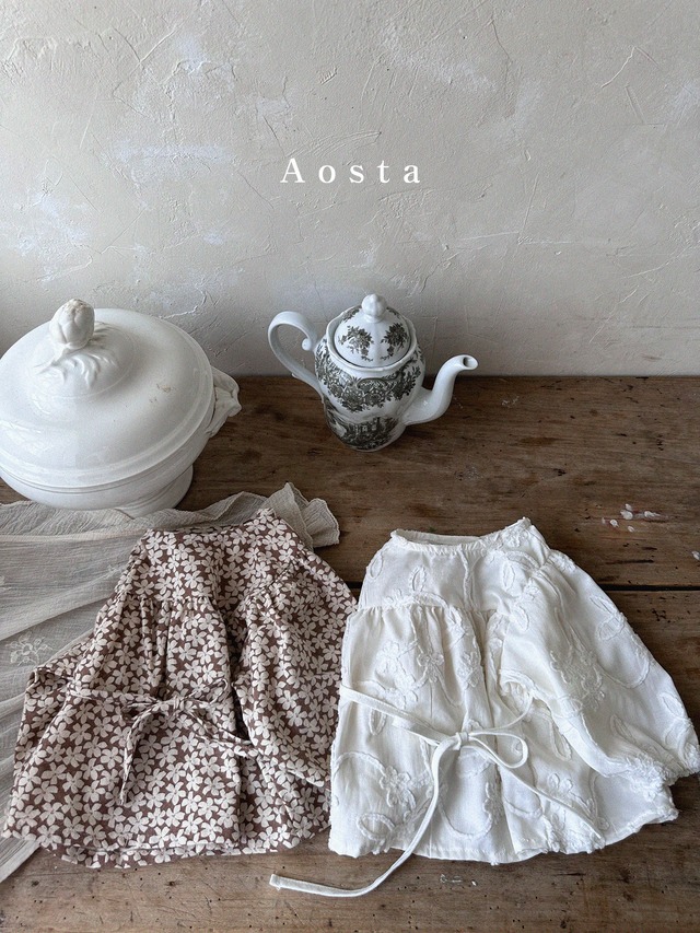 《秋ご予約》monette blouse ★ ｜ご予約 秋 aosta アオスタ blouse ブラウス shirt シャツ 女の子 男の子 ベビー