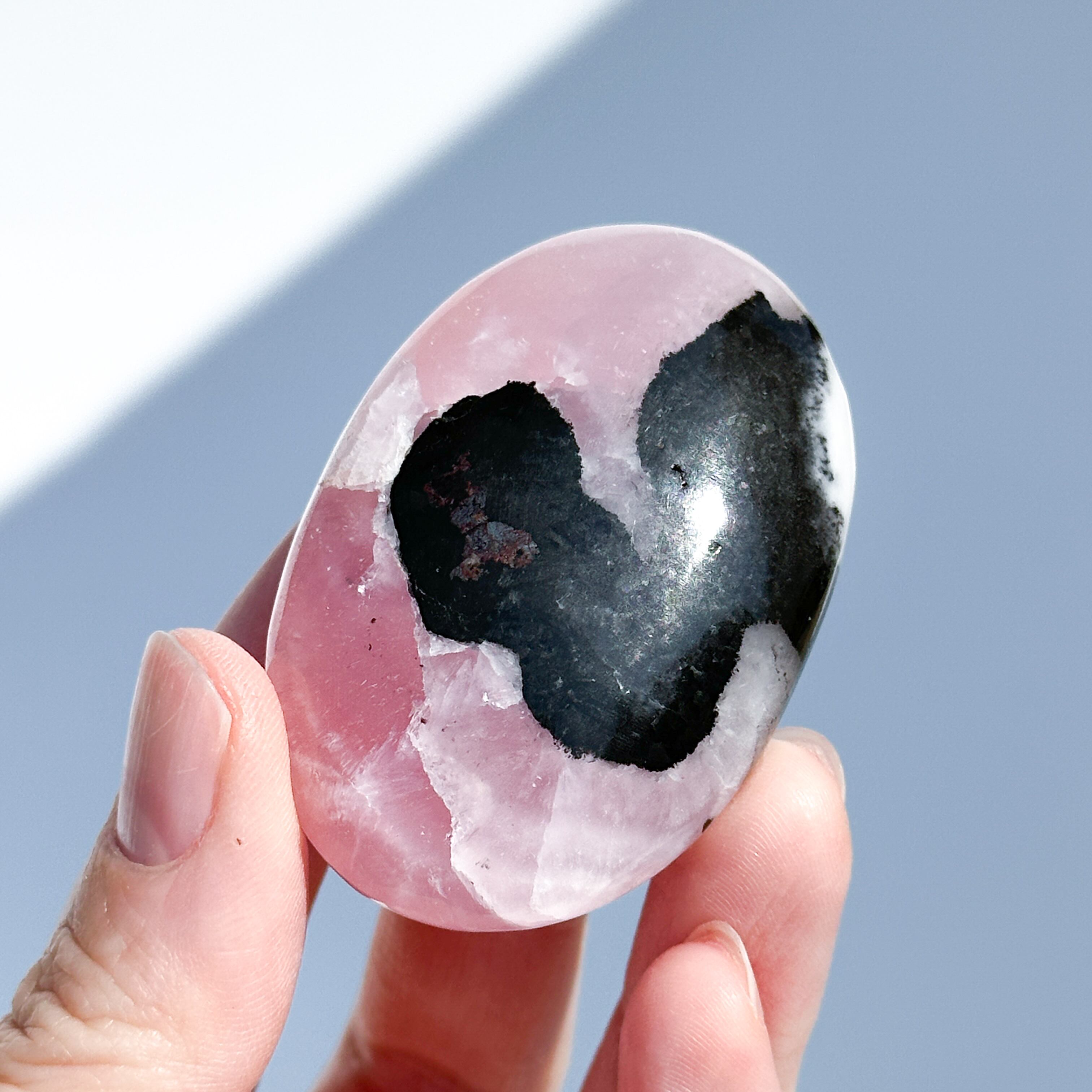 ピンクアラゴナイト パームストーン 72◇Pink Aragonite Palm Stone