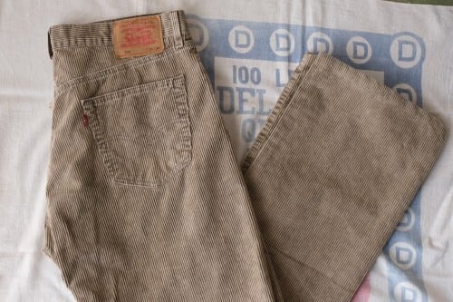 00's Levi's 508 beige corduroy Pants 