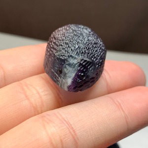 023.可愛い色合い☆フローライト ハリネズミ