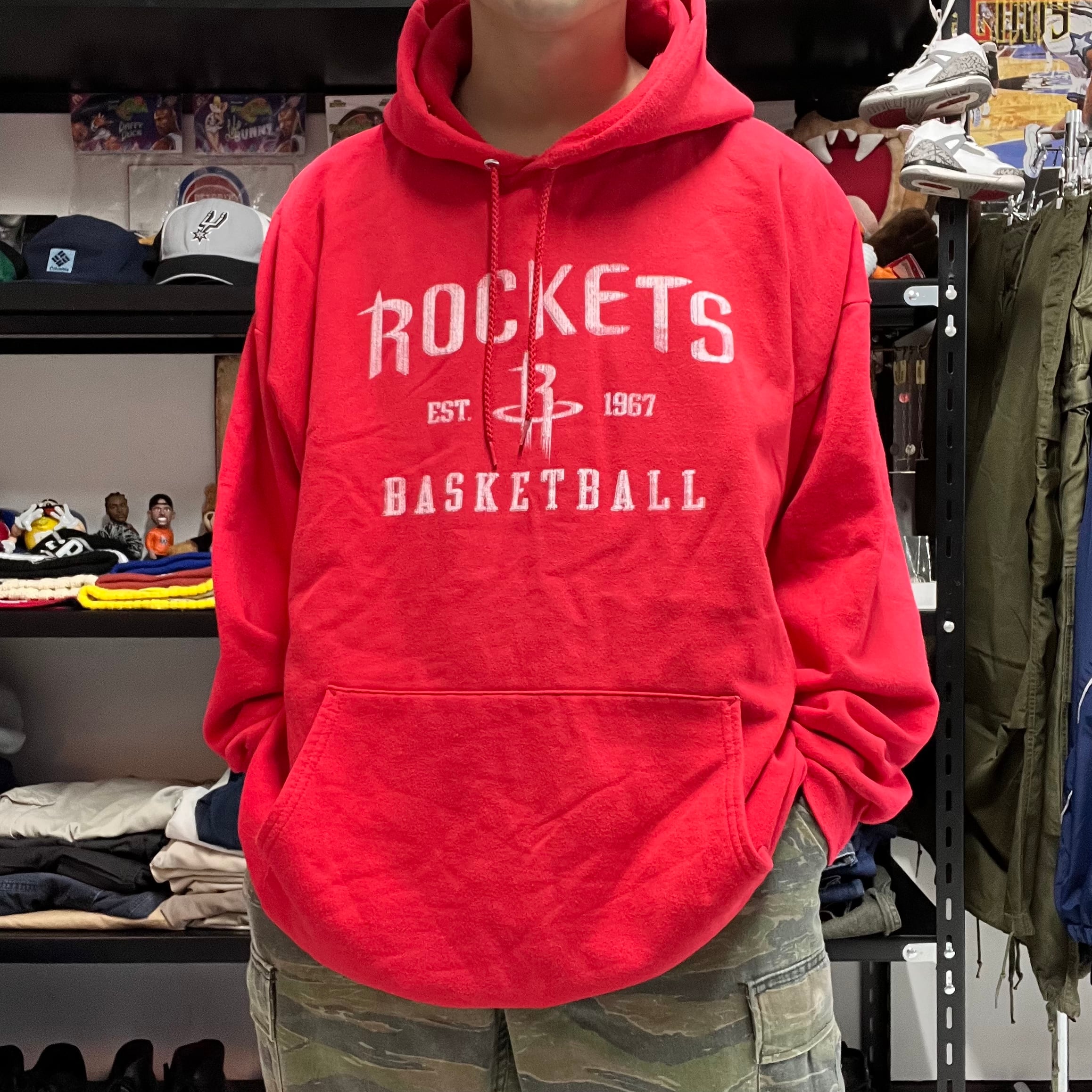 NBAHoustonROCKERSパーカー