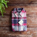 1980’s ”BIG MAC” Cotton Heavy Flannel Shirt/Navy/grey/LT