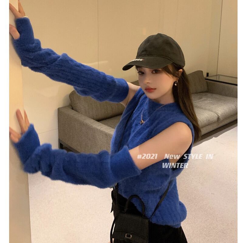 ベルベットセーター ショートトップス ロング ウィンター 冬物 オフショルダー ブラックストロベリース99387822668