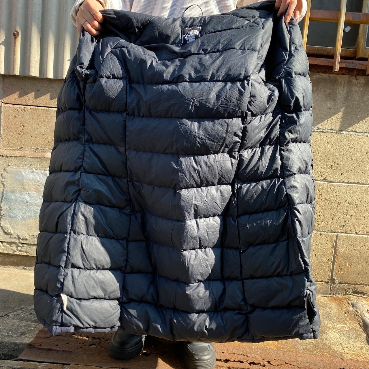THE NORTH FACE ザノースフェイス HYVENT フェイクファー グースダウン 