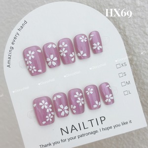 HX69 ネイルチップ サイズXS/S/M