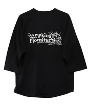 "WA"GLAN 3/4 SLEEVE /黒白