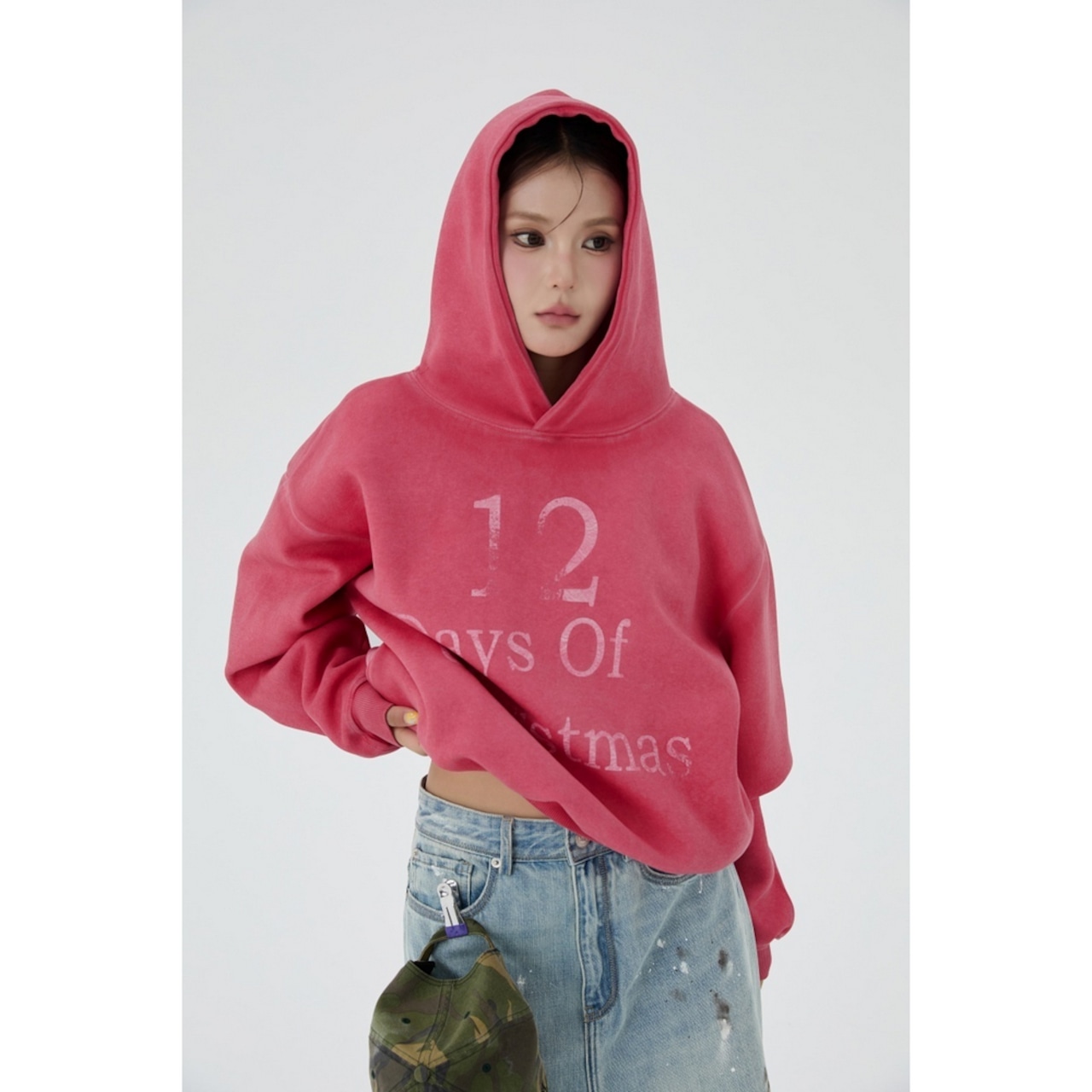 VINTAGE ストリート クリスマス パーカー T1878