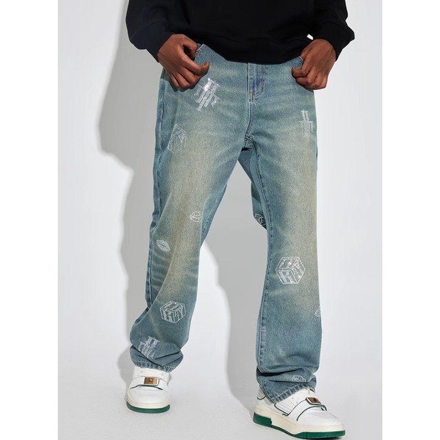 【DRIP4569】DCTY Diamond Logo Mark Casual Denim