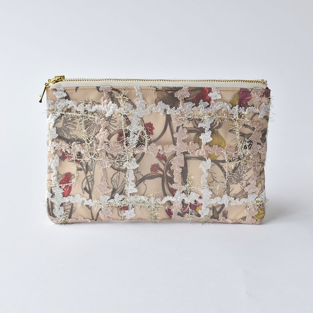 W ZIP POUCH チュール / No,10215
