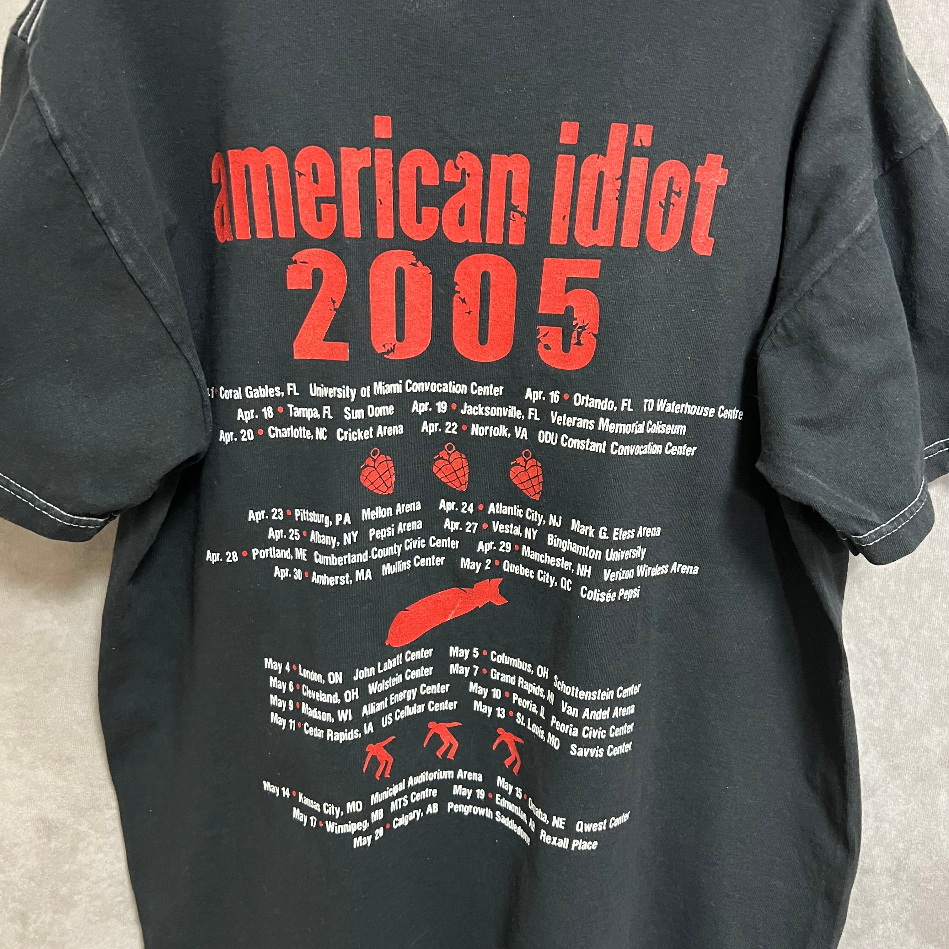 GREEN DAY american idiot 00s Band T-shirt | 古着屋adm 音楽と古着