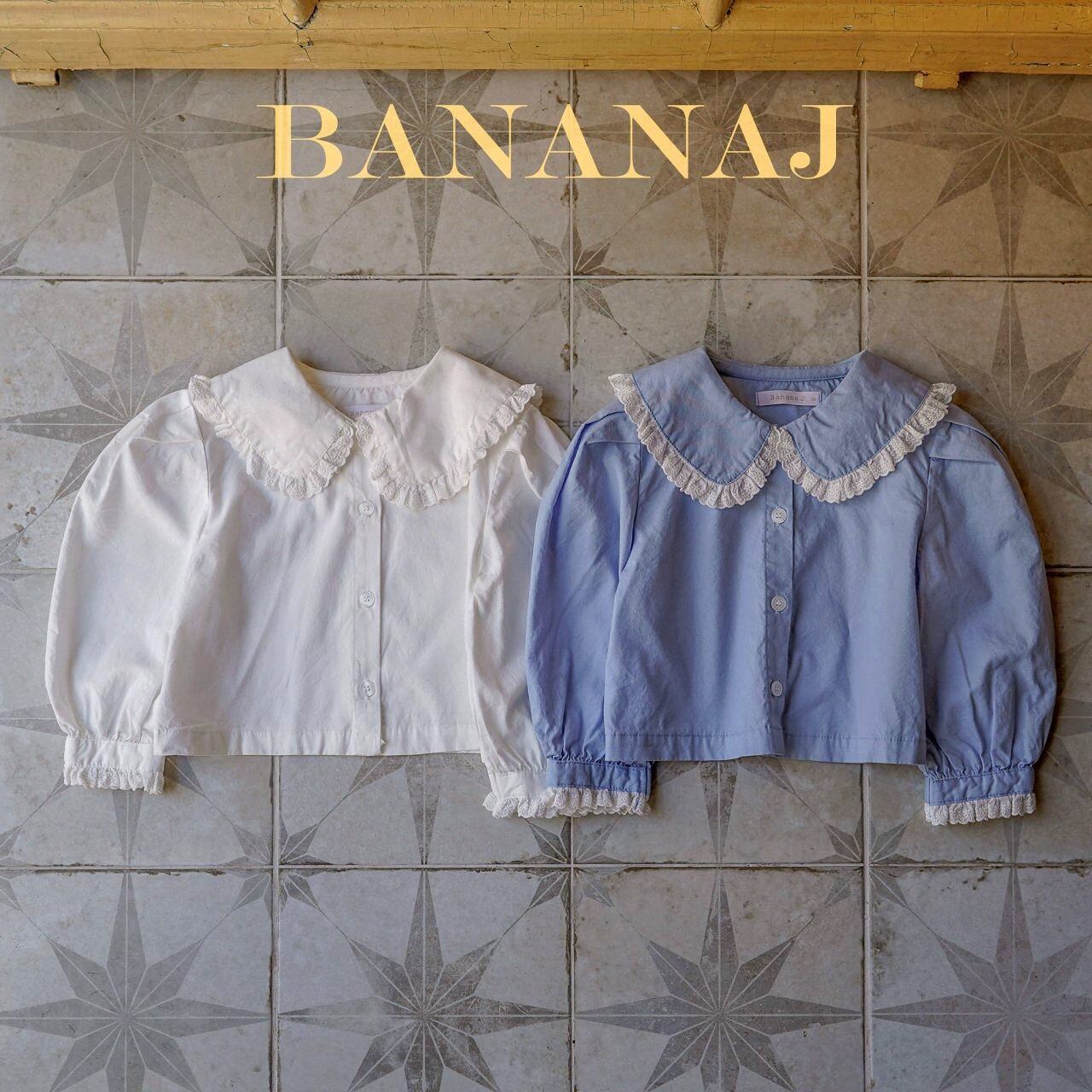 «sold out»«ジュニアサイズあり»«Banana J» キャンドルブラウス 2colors