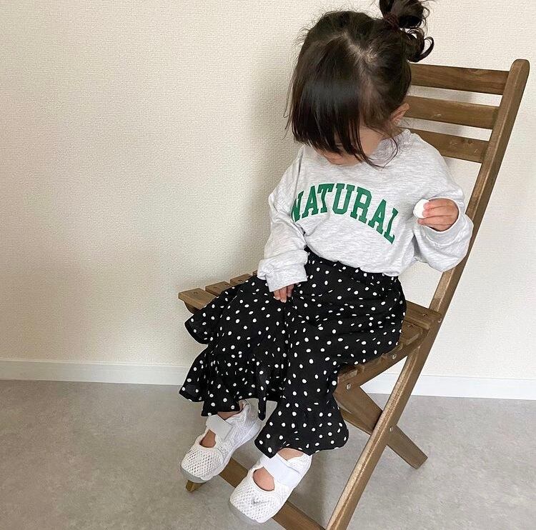 【キッズサイズ】NATURALロングTシャツ(2color)