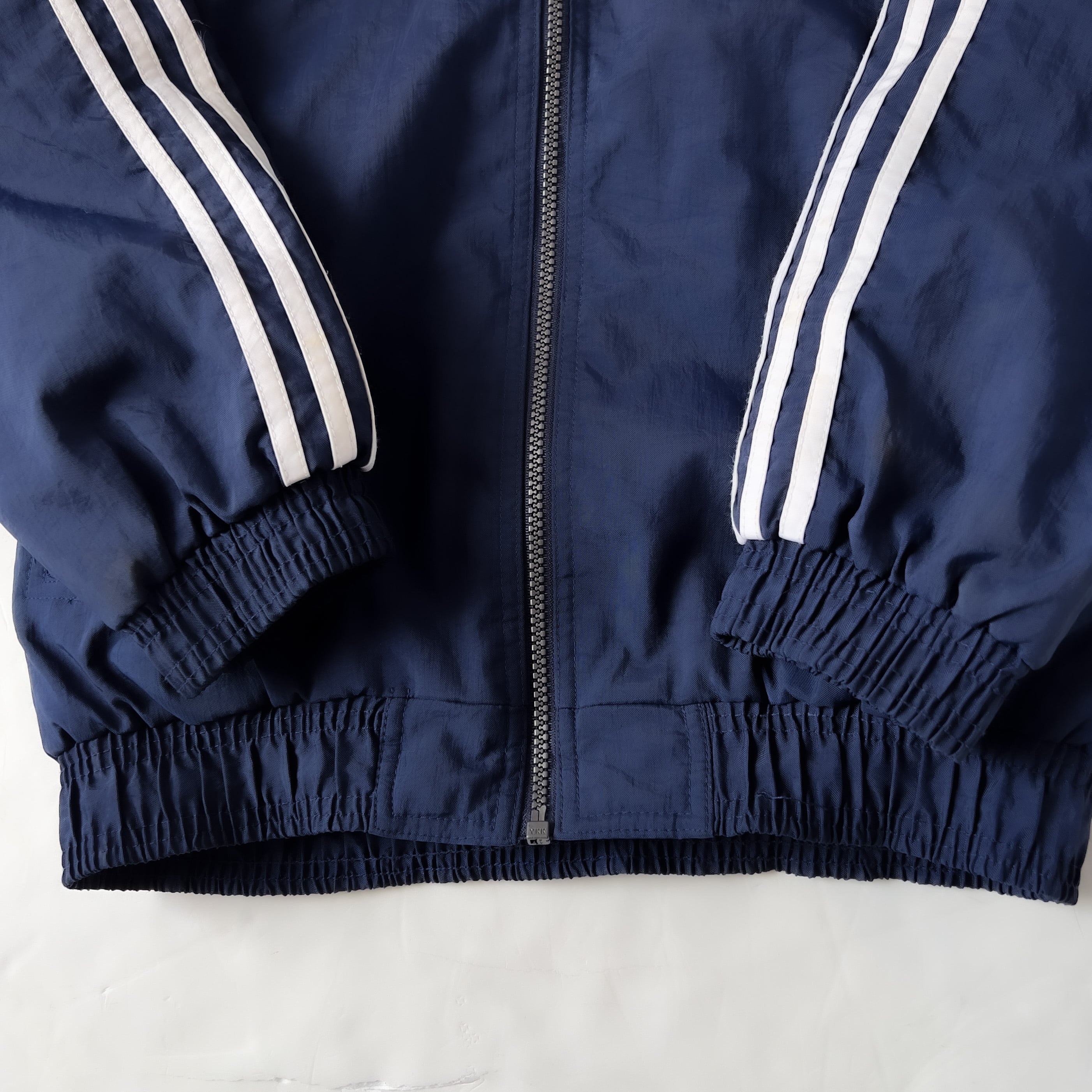 90s〜00s “adidas” nylon parka jacket trefoil logo アディダス