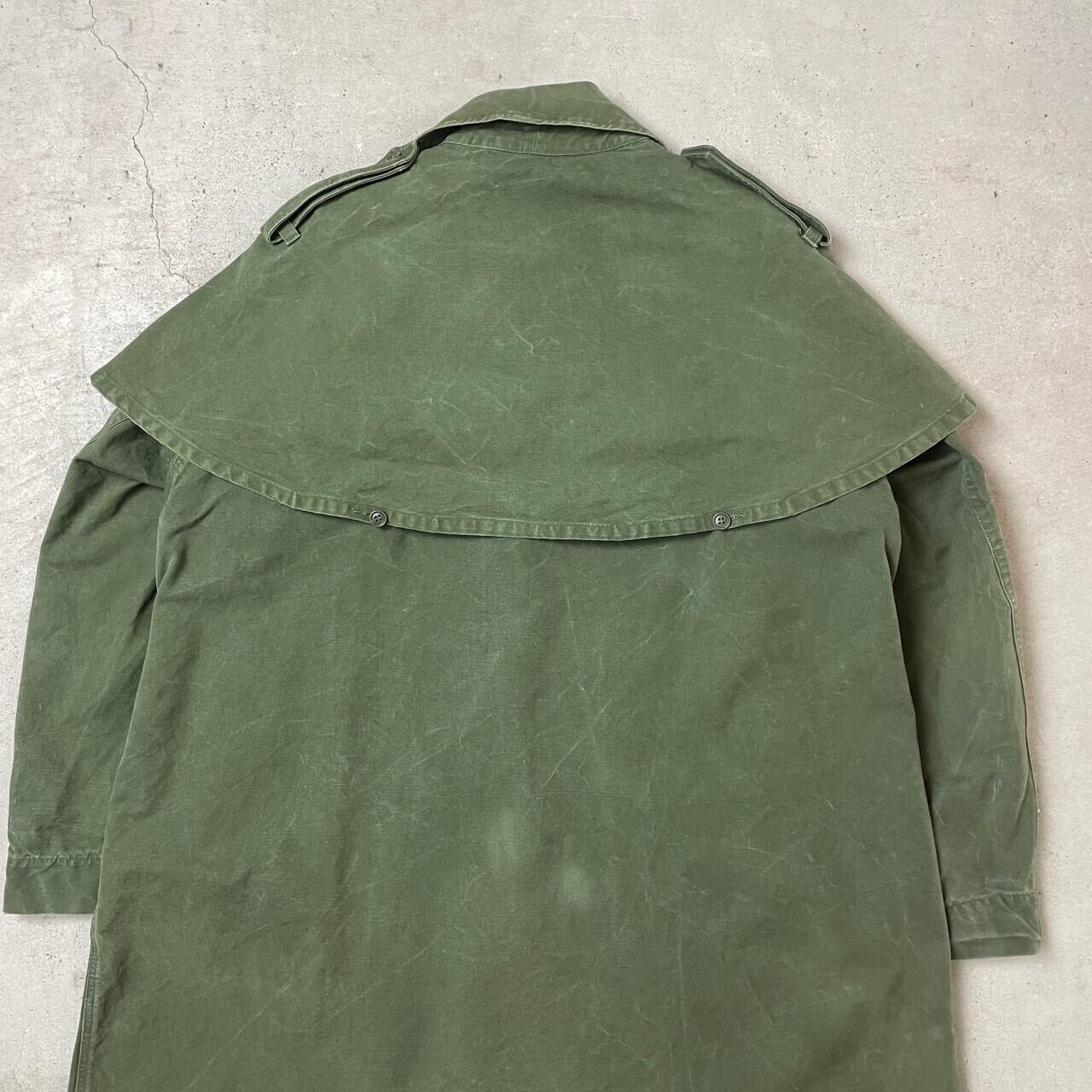 50〜60年代 フランス軍 フロックコート レインコート メンズL相当