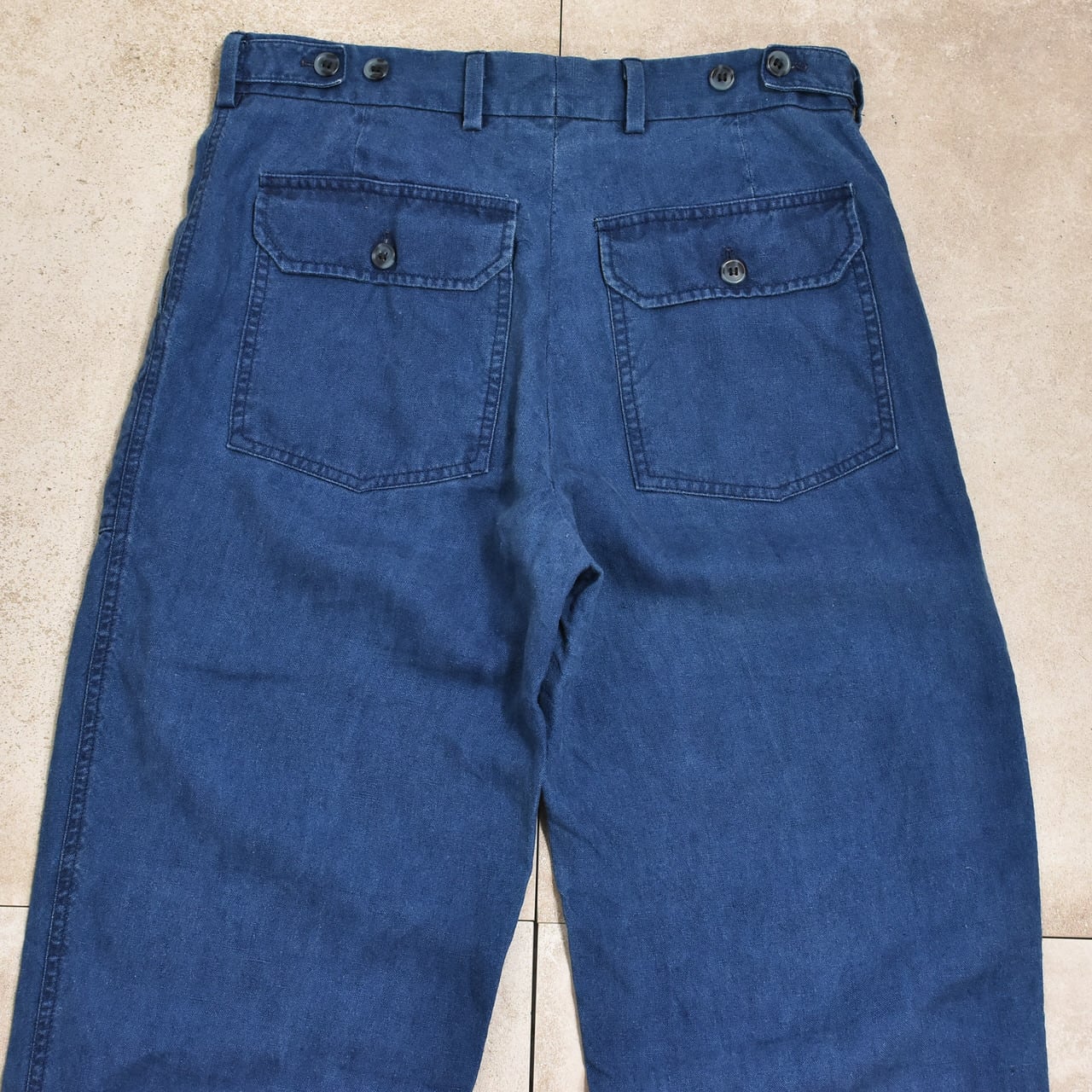 90s BERNARD ZINS linen baker pants | 古着屋 grin days memory