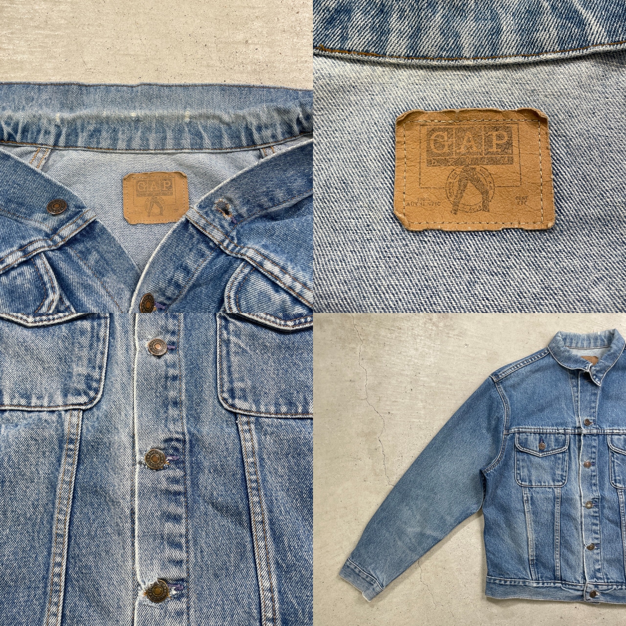 90年代 OLD GAP DENIM オールドギャップ デニムジャケット メンズM 