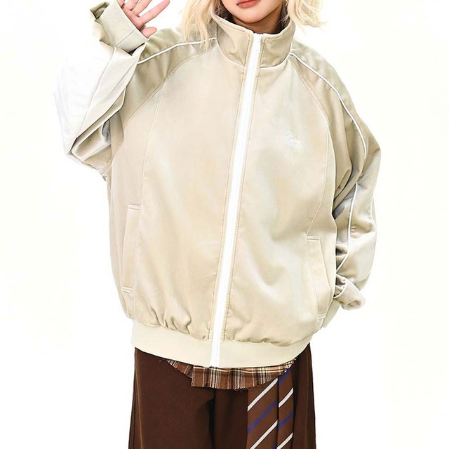 スポーティムードトラックジップアウター 2col   R01492