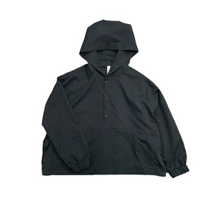 〈 MOUN TEN. 25SS 〉 dot air pullover hoodie "プルオーバーフーディー" / black