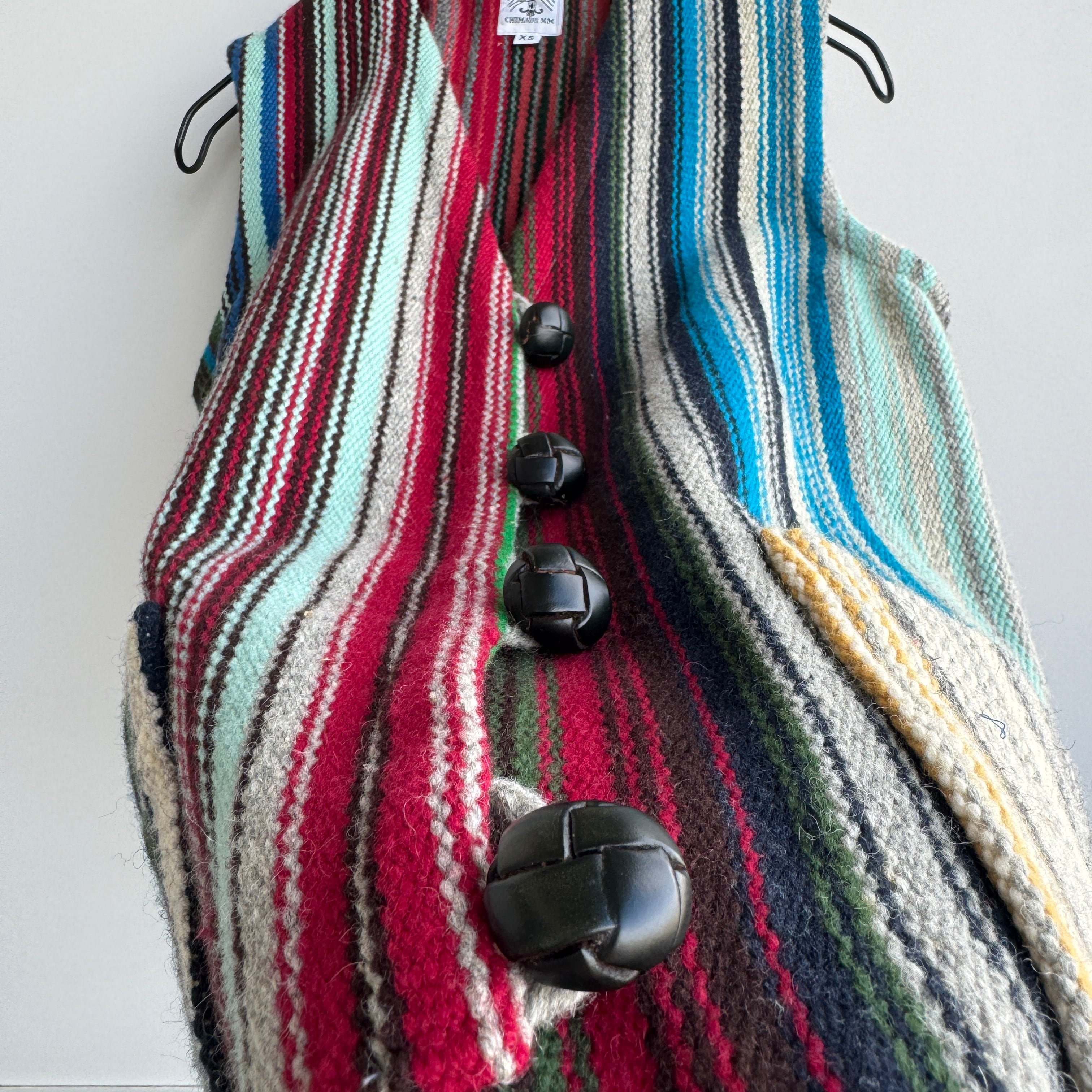 オルテガ チマヨベスト 希少柄 ストライプ XS | 古着屋 Serene(セリーン) 