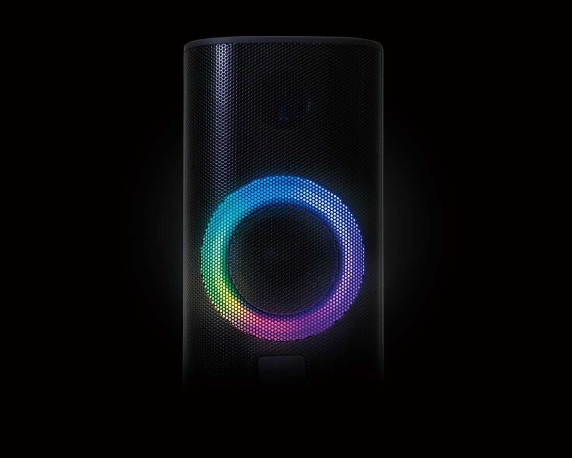 GRAV リングLEDペアスピーカー GRV-BS03LB-BK | Pay ID