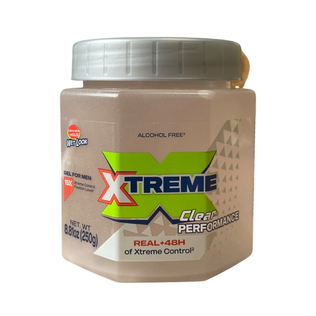 XTREME HAIR GEL HARD WET ASSORTED 8.8Z ABCD STORES