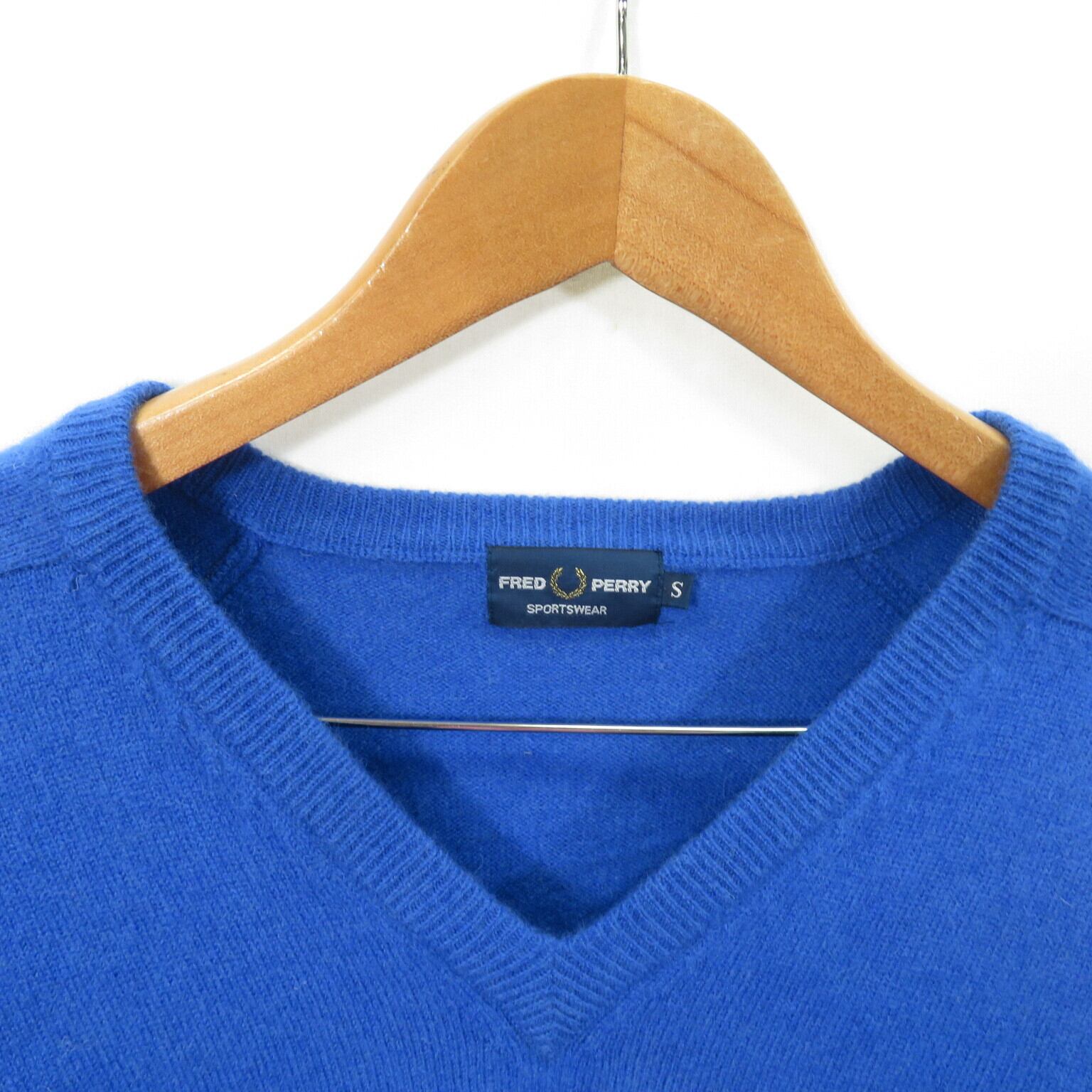 80s 90s FRED PERRY Vネック ニット セーター sizeS/フレッド 80s 90s FRED PERRY Vネック ニット セーター sizeS/フレッド