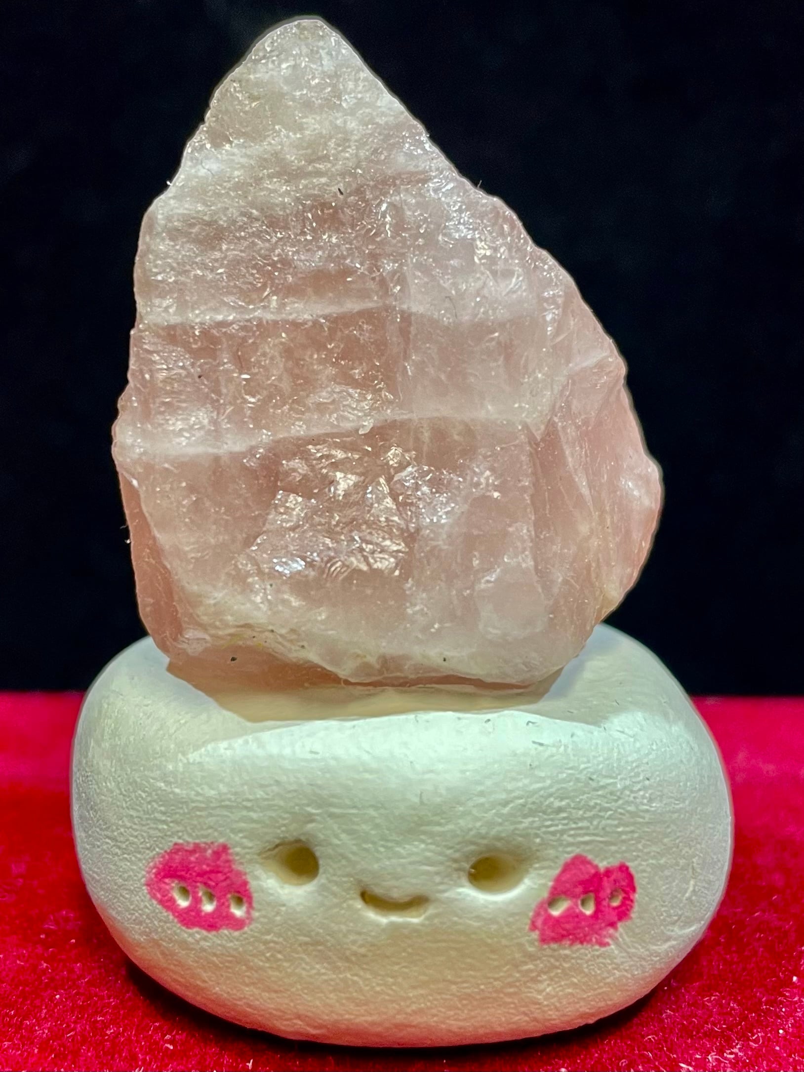 8) 「ローズクオーツ」ハンドメイド・アート