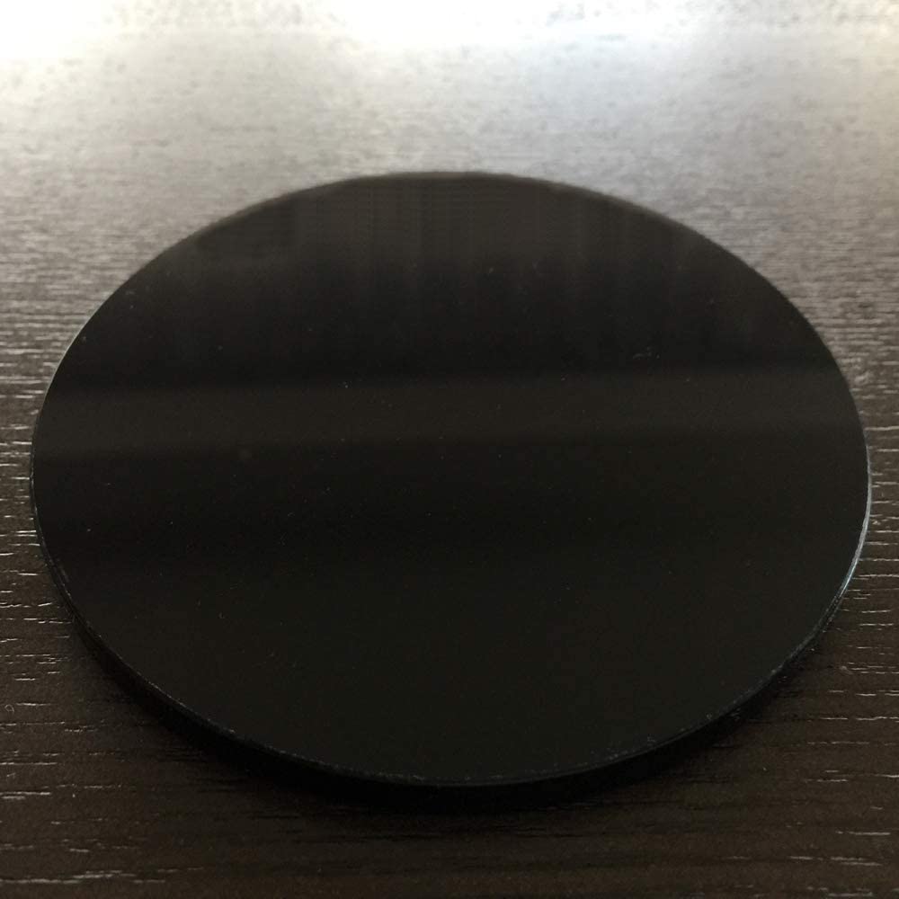 サイズダウン調整無料】黒色（ブラック） 円形アクリル板 直径500mm 板