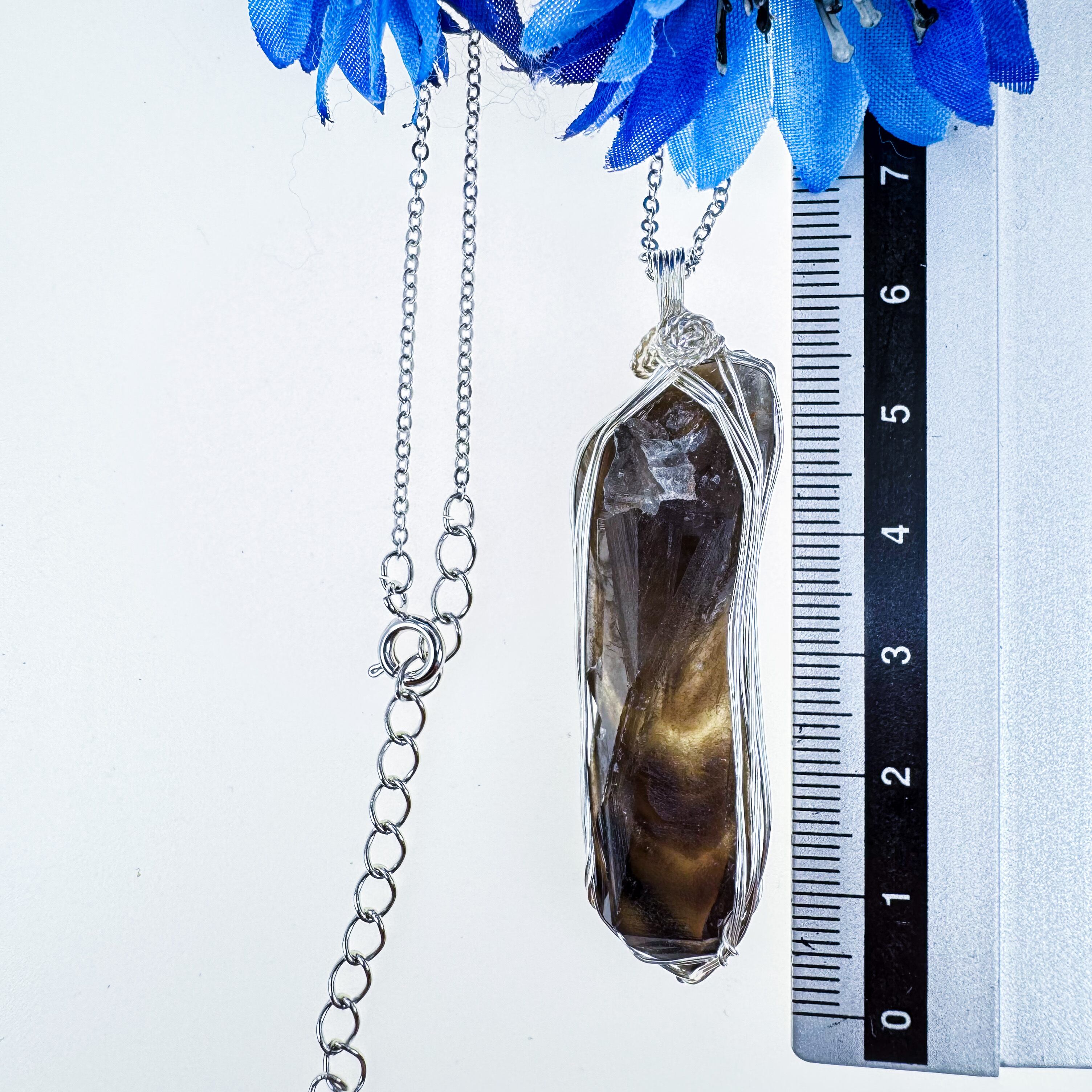 高千穂黒水晶のネックレス | sunday shop〜宮崎水晶アクセサリー〜