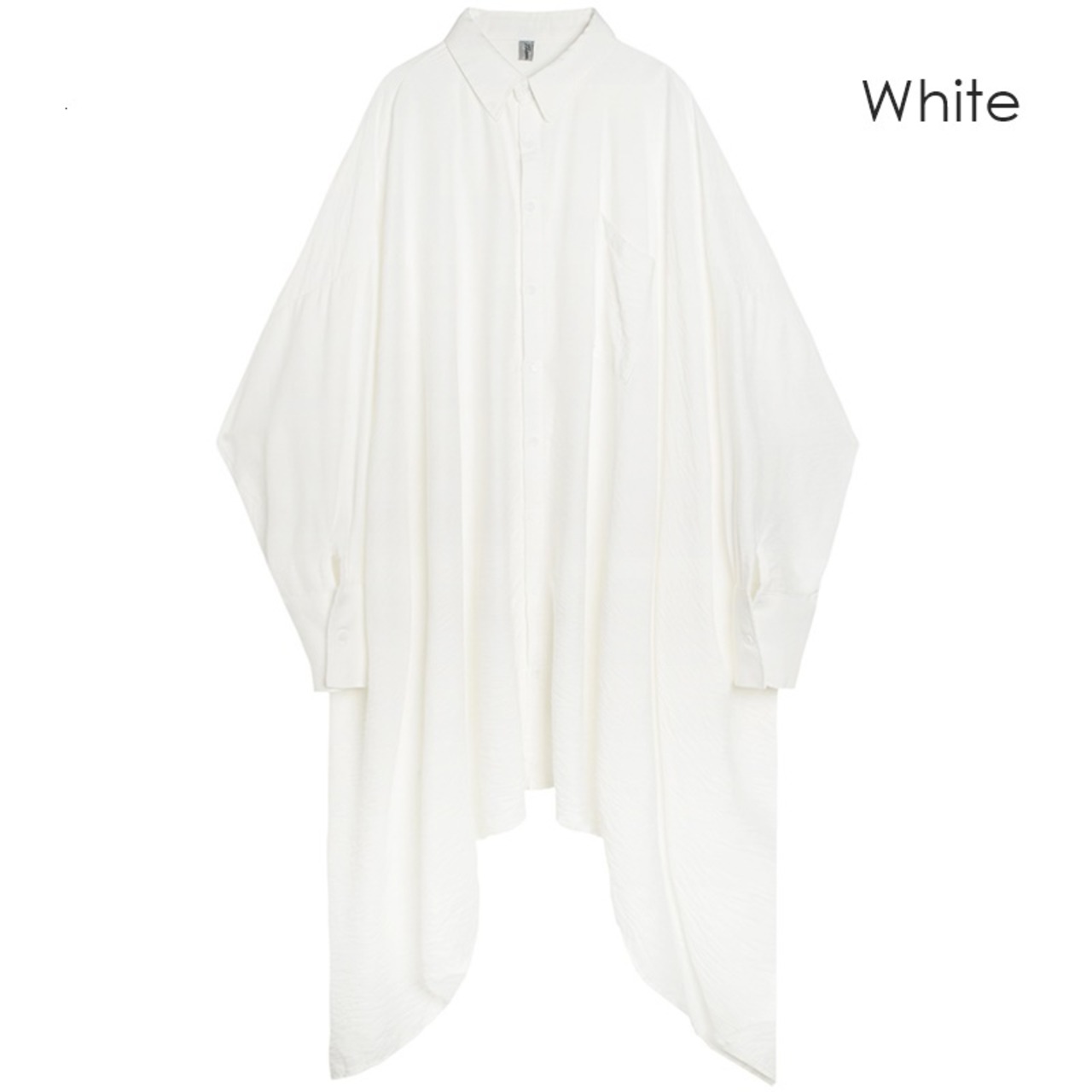 Irregular Loose Long Shirt / イレギュラー ルーズ ロング シャツ