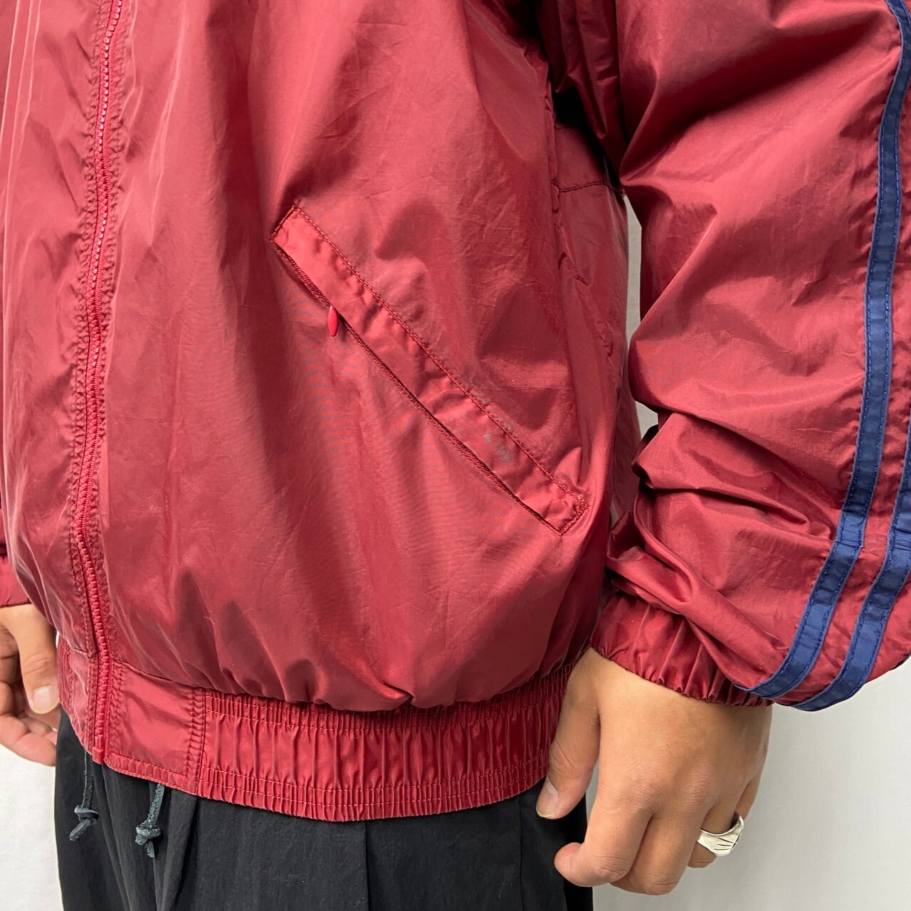 90年代 adidas アディダス ポリエステル トラックジャケット メンズL 