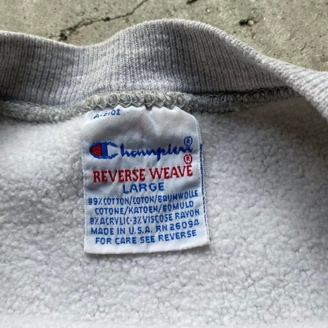 90年代 90s 刺繍タグ Champion チャンピオン REVERSE WEAVE リバース 