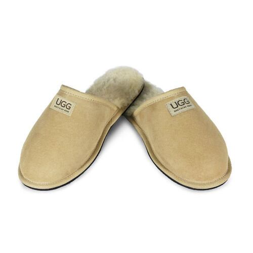 完売！UGG ムートンスリッパ ベージュ サイズ7