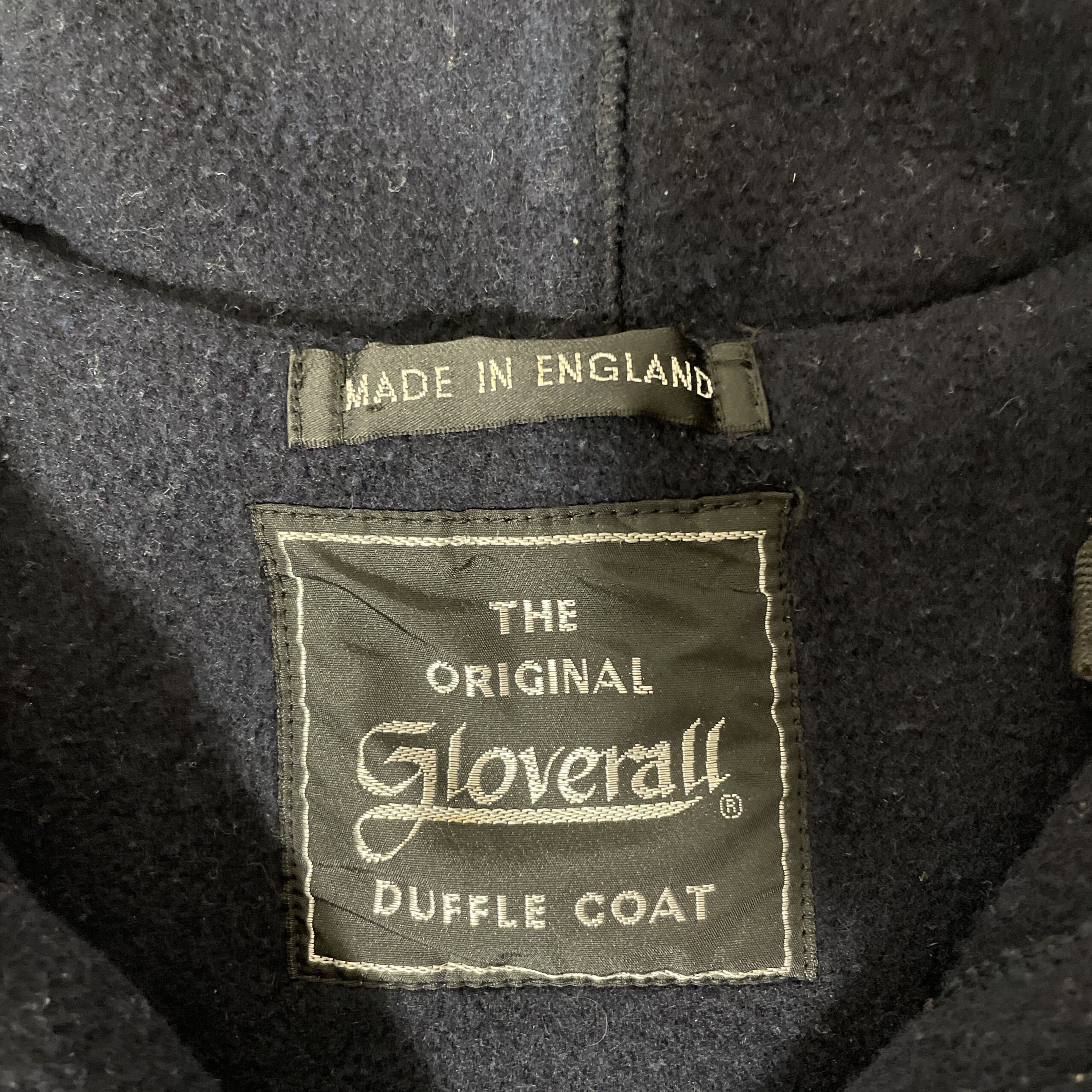 90s GLOVERALL DUFFLE COAT NAVY | Lookin'4