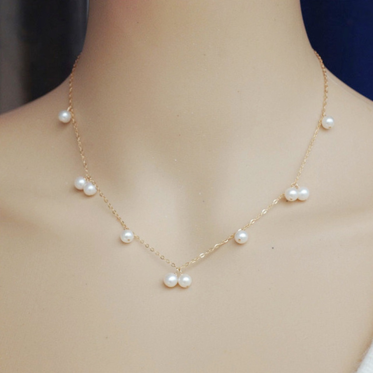 プチパールネックレス - 3