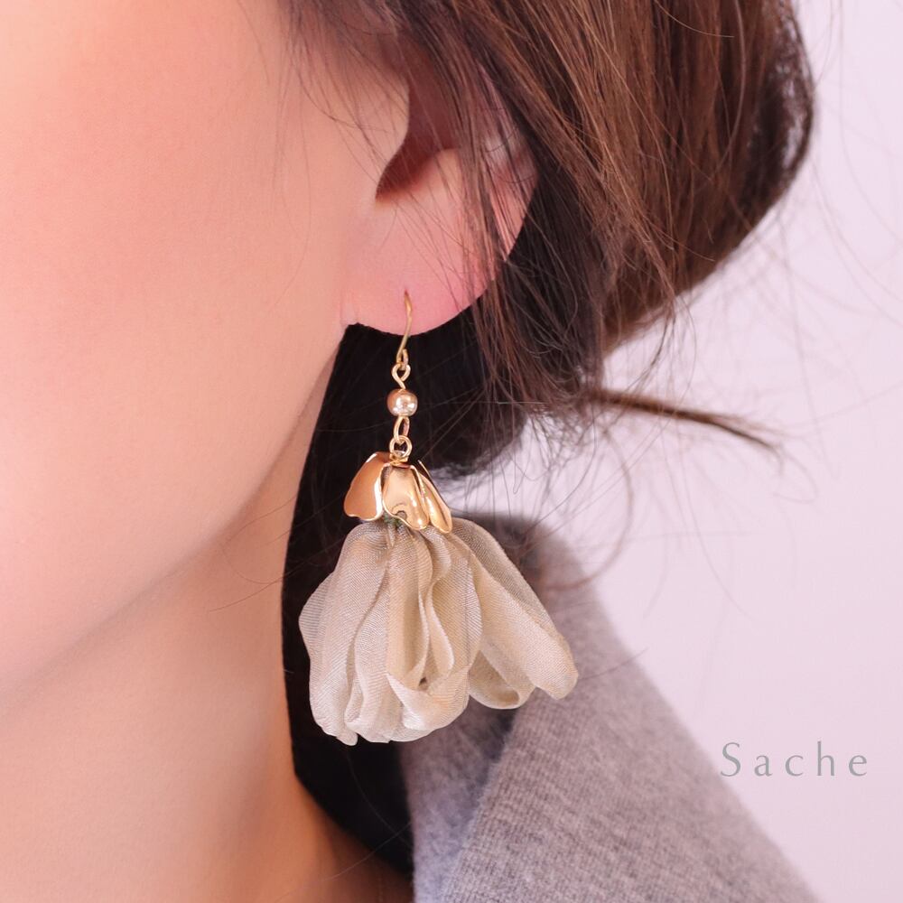 シフォンピアス | 純チタンピアス | 金属アレルギー対応 | 純チタン
