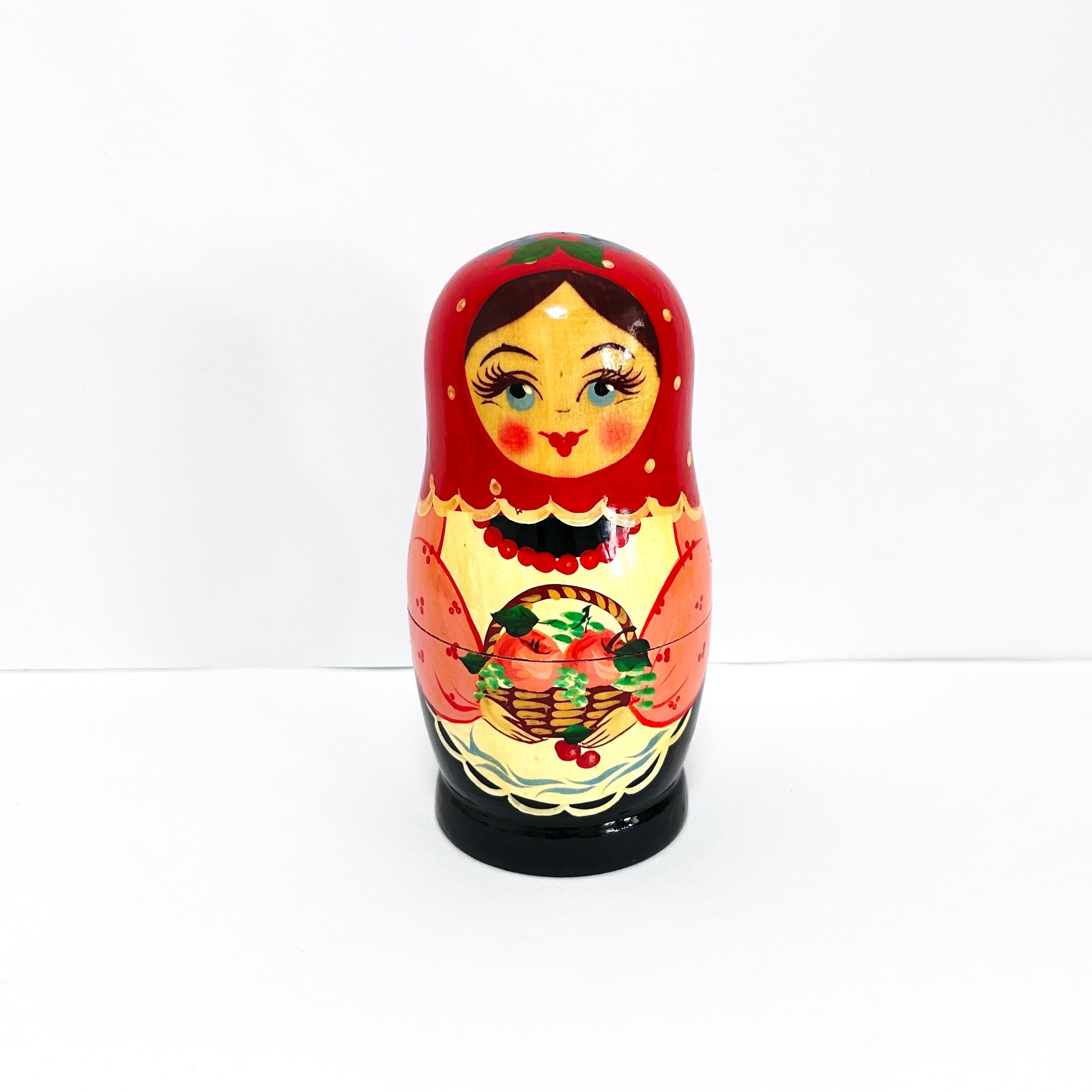 フルーツ マトリョーシカ 13cm 6ピース ロシア製 セミョーノフ