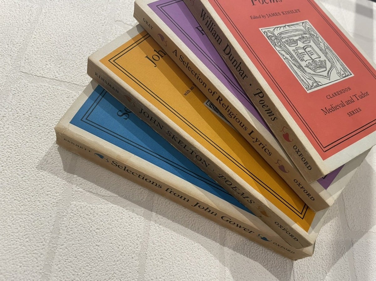 PM022】Poems Clarendon Medieval and Tudor series-4set