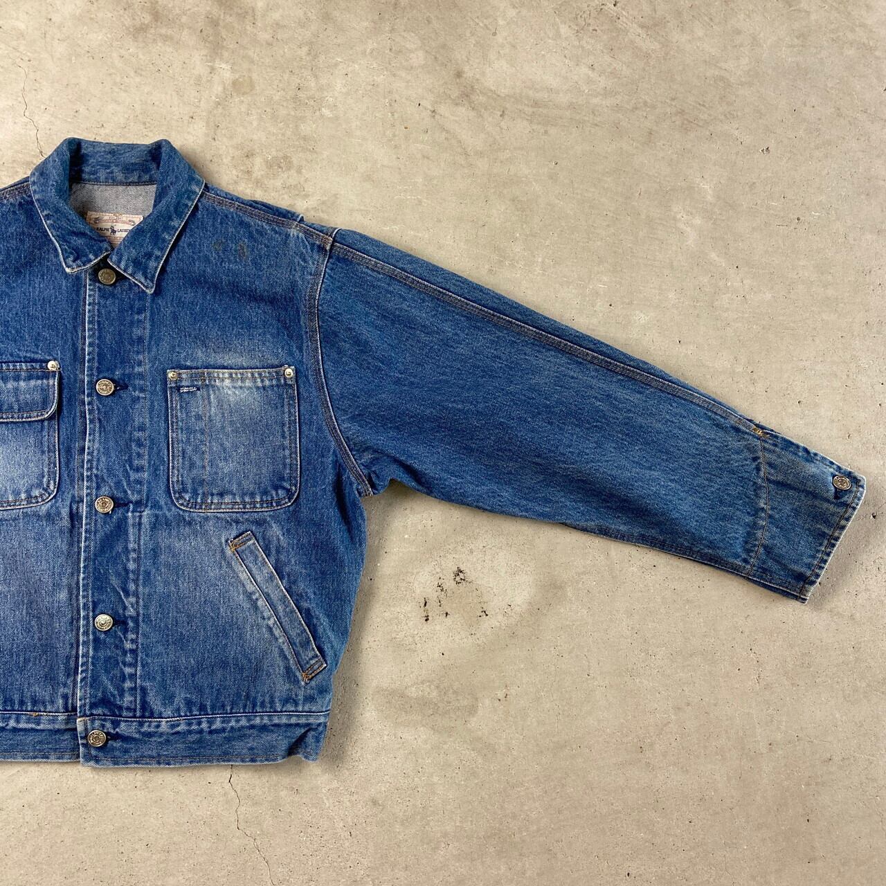 80年~90年代 Ralph Lauren ラルフローレン 星条旗 デニムジャケット 