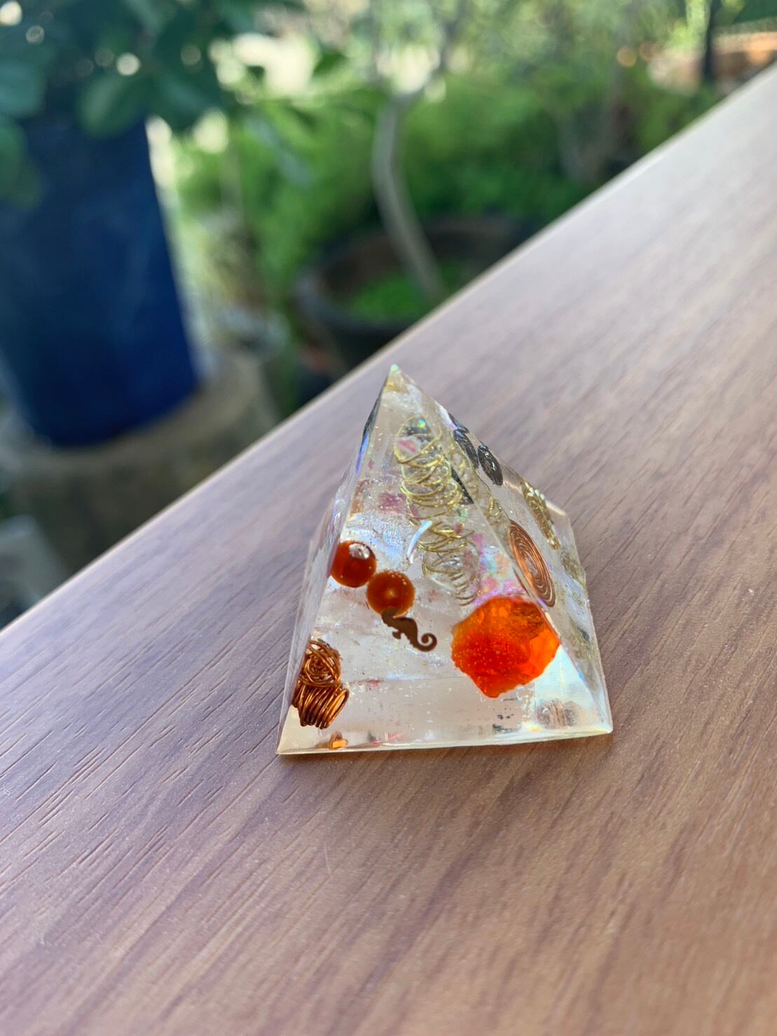 【激レア】沖縄 特大ピラミッド 琉球オルゴナイト天然石初美ママ【開運/引き寄せ】 激レア】沖縄 特大ピラミッド 琉球オルゴナイト天然石初美ママ