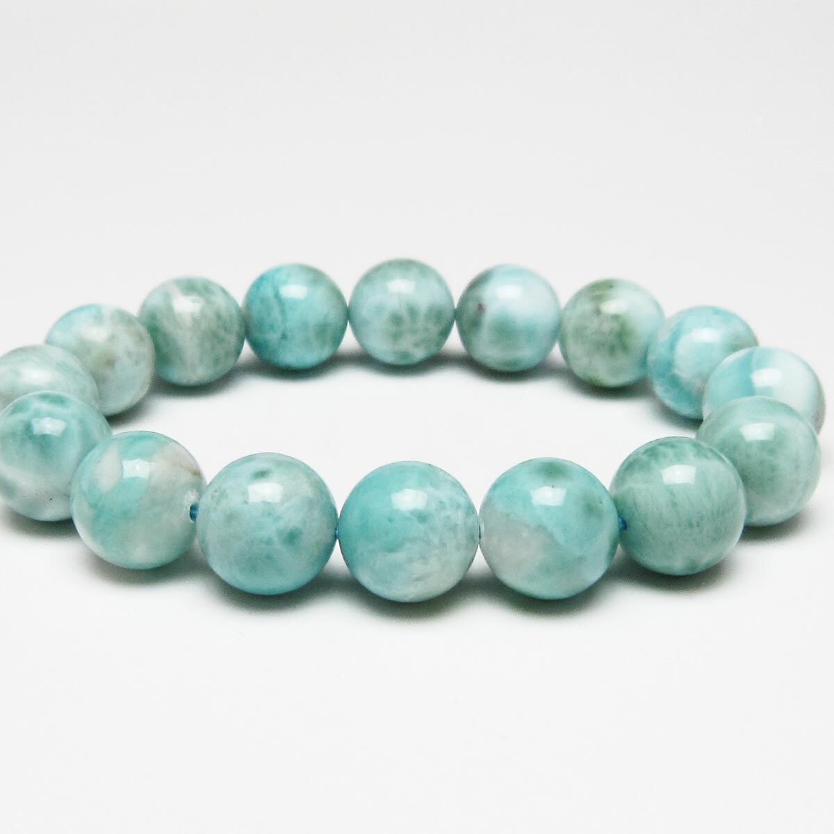 ラリマー ブレスレット 13mm 一点物 111-56420