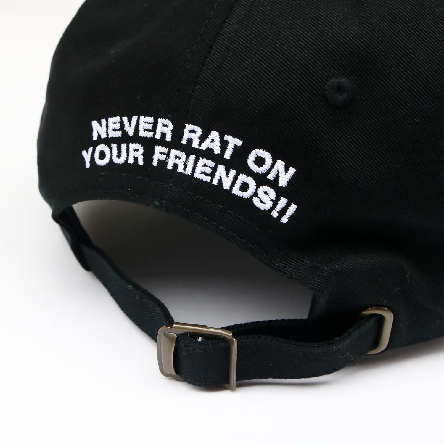 NEVER RAT ON MEAING 6PANEL CAP | SPS666